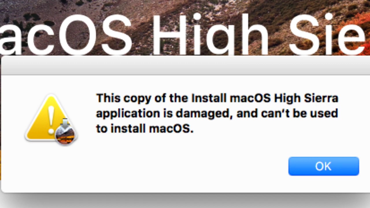 Mac os high sierra download damaged video files